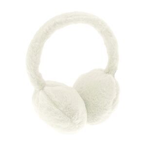 Ribbon Faux Fur Earmuffs / Ecru